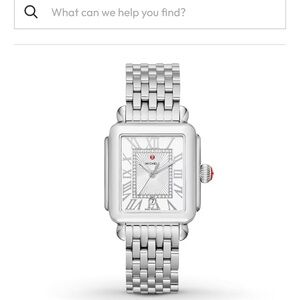 MICHELE Deco Madison Diamond Dial Women's Watch Silver MWW06T000141